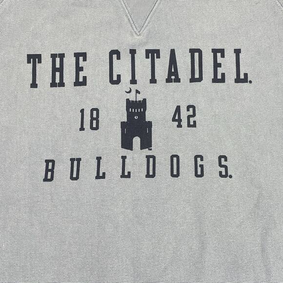 The Citadel Bulldogs Sweatshirt Mens Size M Champion Reverse Weave Crewneck - Picture 3 of 13